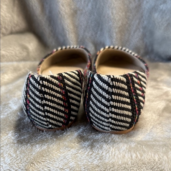 Seychelles Anthropologie Black and White Plaid Flats - Picture 8 of 9